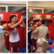Golul lui Pașcanu a declanșat ”nebunia” în vestiarul Rapidului! Daniel Pancu, la bustul gol după 1 0 cu Oțelul