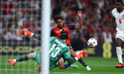 Lamine Yamal a marcat în minutul 2 din Anglia Spania și a intrat în istorie pe Wembley