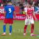 Nu s a văzut la TV: Vali Crețu a "aprins" scânteia de scandal la Dinamo FCSB! Gestul făcut în careu