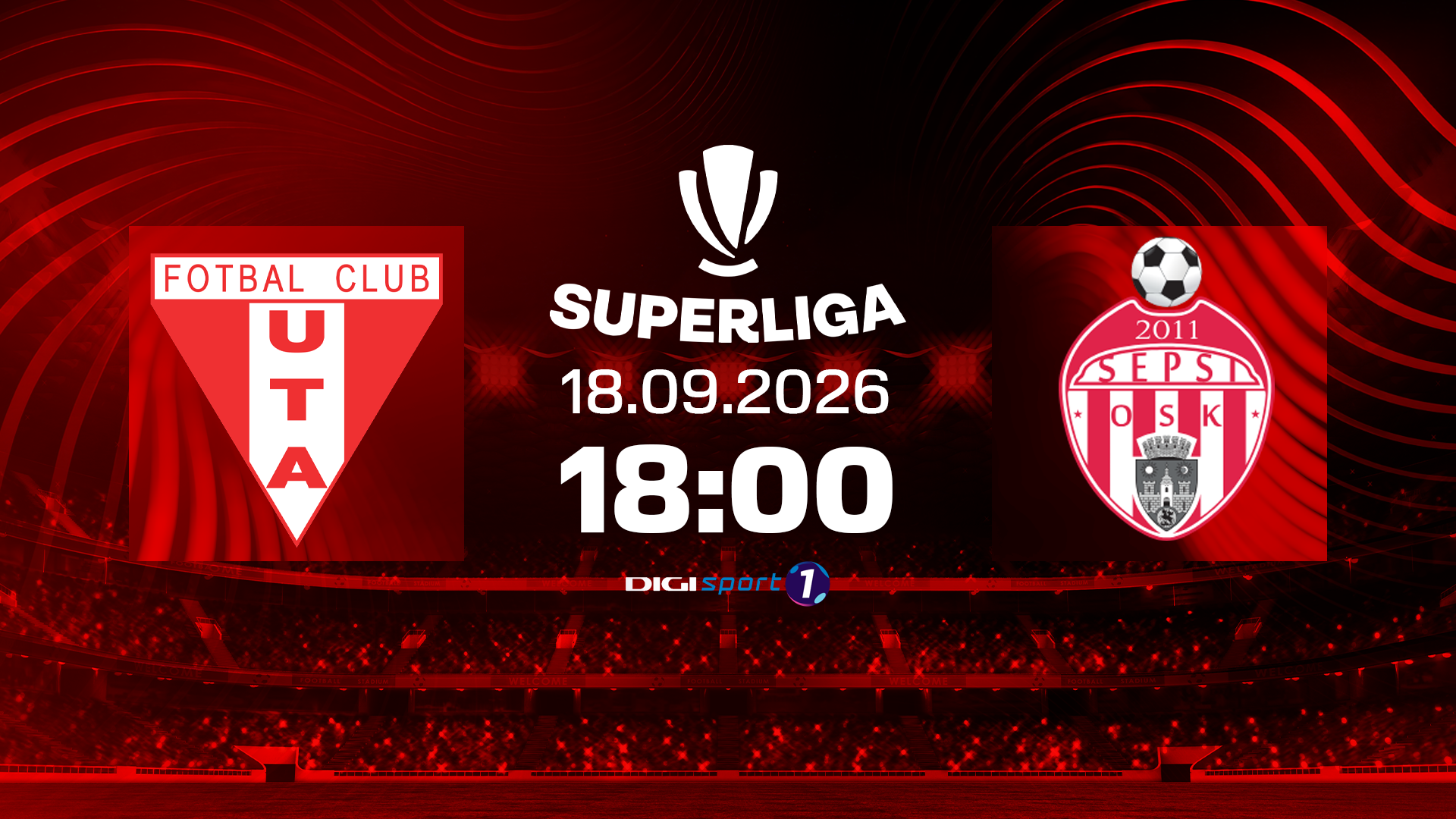 UTA Sepsi, Live Video, 18:00, pe Digi Sport