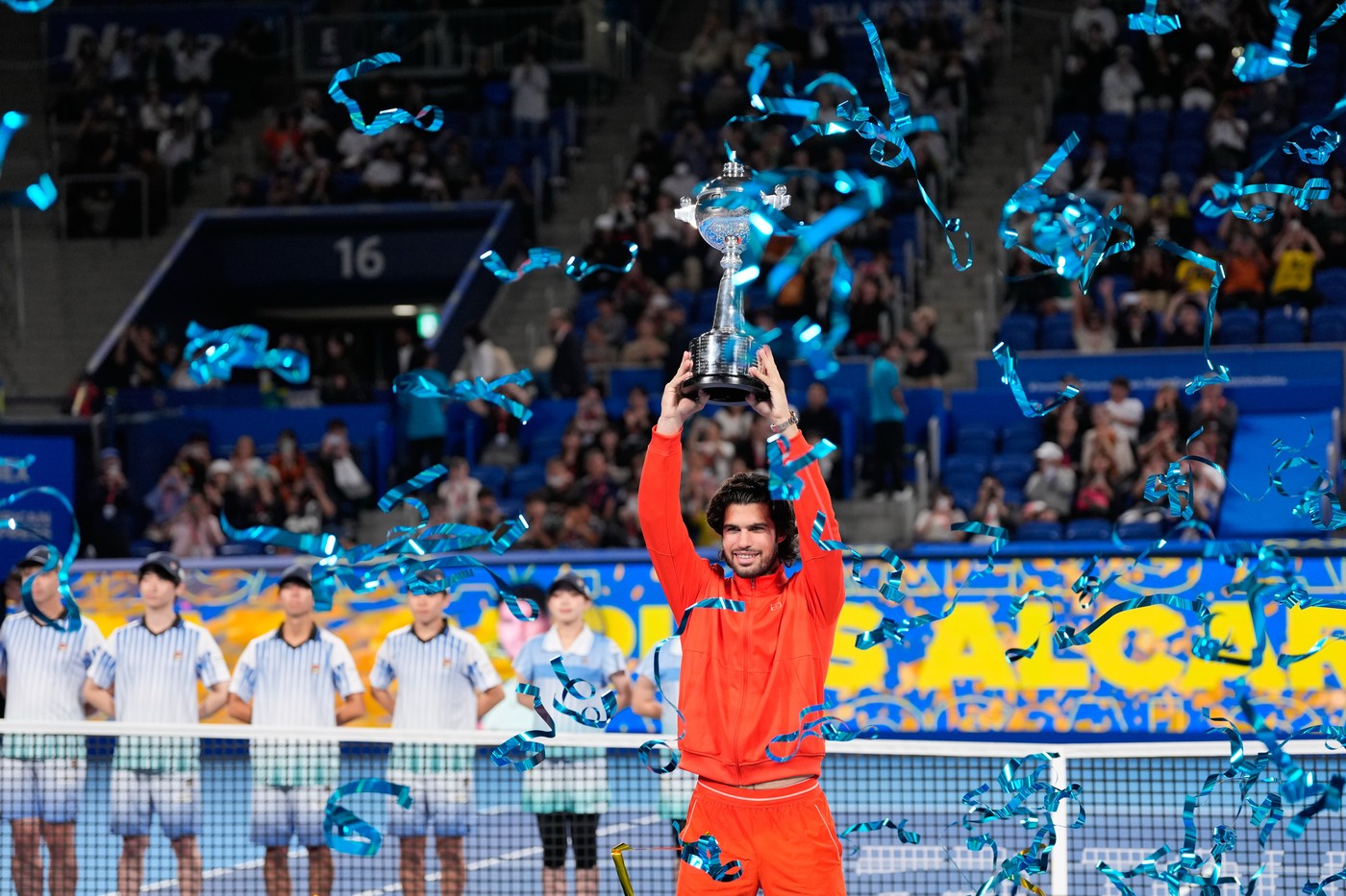 Carlos Alcaraz e campion pentru a doua oară consecutiv la ATP Tokyo! Primul titlu, după 8 luni