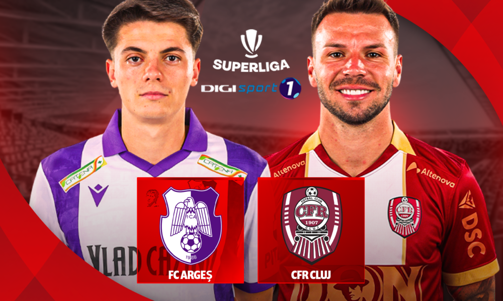 FC Argeș CFR Cluj Live Video 18:00, Digi Sport 1 | Piteștenii, fără victorie de 7 etape