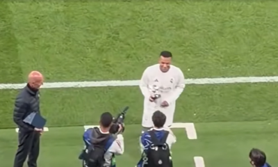 Imaginile care nu s au văzut la TV! Ce a făcut Mbappe cu trofeul primit după Real Madrid Leipzig: ”Gest rar”