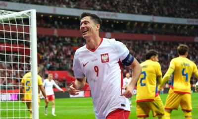 Robert Lewandowski a marcat 3 goluri în poarta României și a intrat în istorie