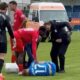Scene horror în Liga 2! Un fotbalist a suferit o accidentare gravă, iar arbitrajul a declanșat un scandal monstru