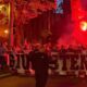 Suporterii Rapidului au făcut spectacol înainte de meciul cu FCSB! Petarde și torțe în corteo ul spre Arena Națională